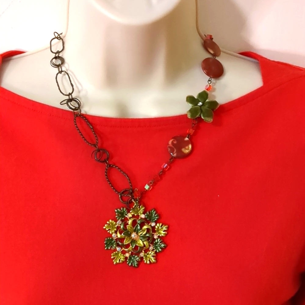 Funky Chunky Vintage Necklace